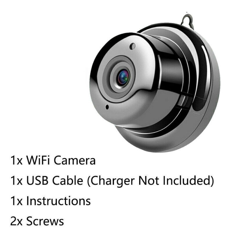 1080P WiFi Security Camera – 360° Fisheye Indoor Outdoor IR Night Vision Home CAM — Prime Trend Market