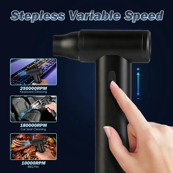 Electric Air Duster — 250,000RPM Brushless Motor, 10,000mAh Cordless Blower — Prime Trend Market