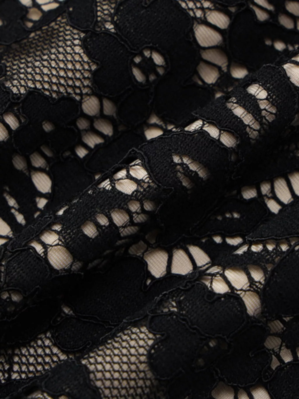 Floral Lace Spaghetti-Strap Mini Dress