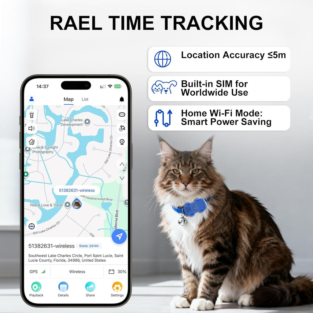 SmartPaw GPS Pet Tracker – Real-Time Anti-Lost Dog Collar Device with Geofence & Sound Alarm — Prime Trend Market