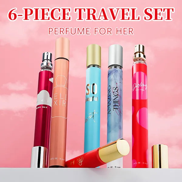 6pcs Women's Eau de Parfum Spray Travel Set — 6 Long-Lasting Scents | Holiday Gift Set | 1.18 fl oz Each — Prime Trend Market