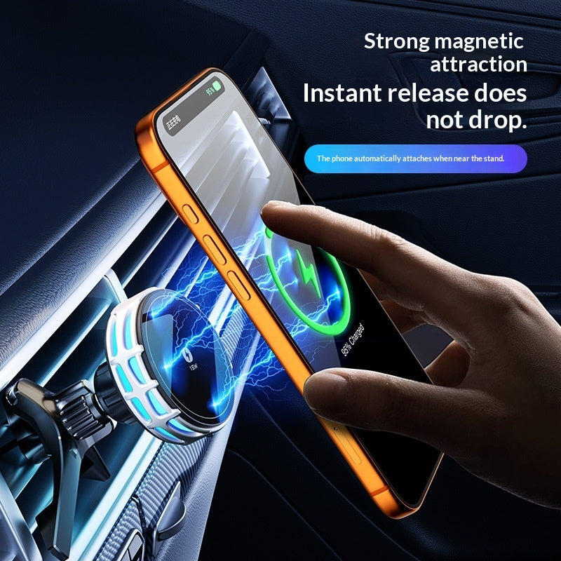 15W Magnetic Wireless Car Mount — Mirror Finish — Prime Trend Market