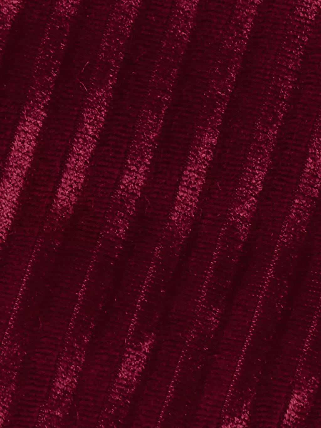 Perfee Burgundy Tie-Neck Velvet Tiered Mini Dress