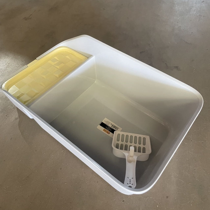 Premium Small Square Cat Litter Box — Modern Minimalist Design, Easy Clean, Fast Shipping — Prime Trend Market