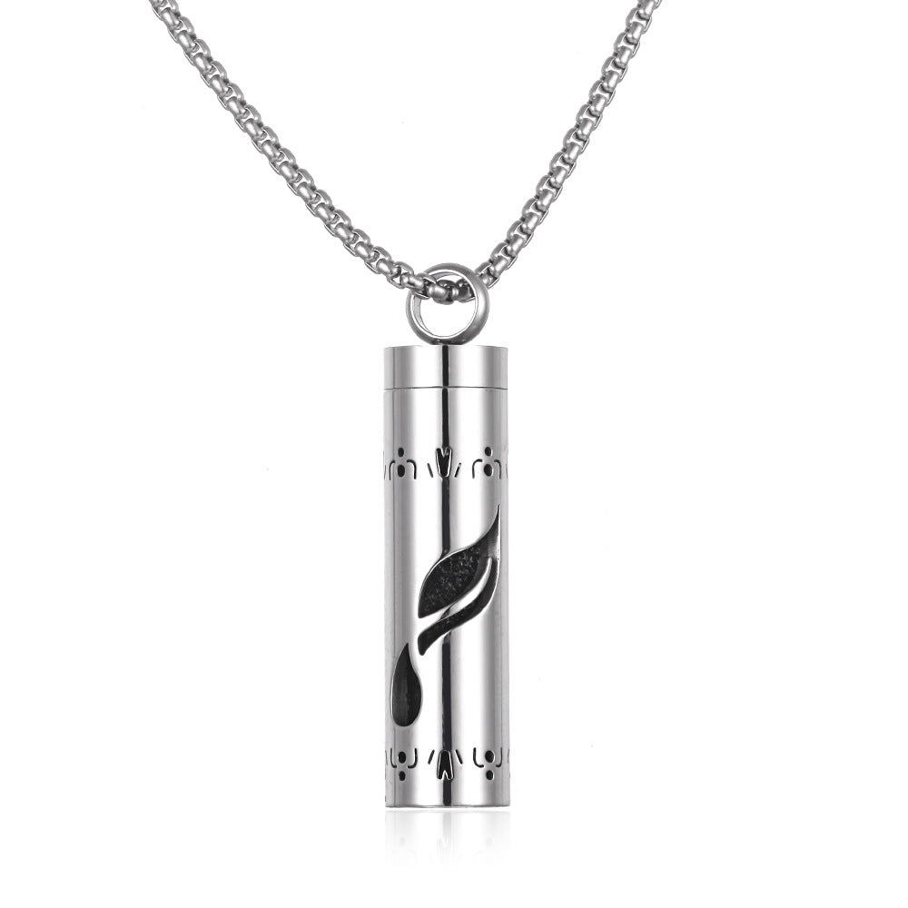 Aromatherapy Essential Oil Pendant Necklace — Titanium Steel Diffuser Locket | 16 Styles + Cotton Pads — Prime Trend Market