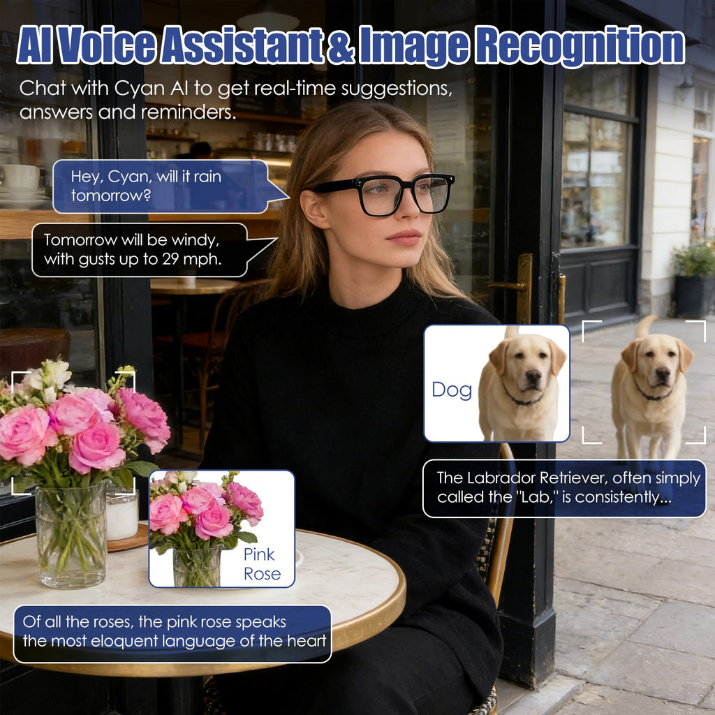 AI Smart Glasses — 8MP Camera, 139-Language Translation & Voice Assistant — Prime Trend Market