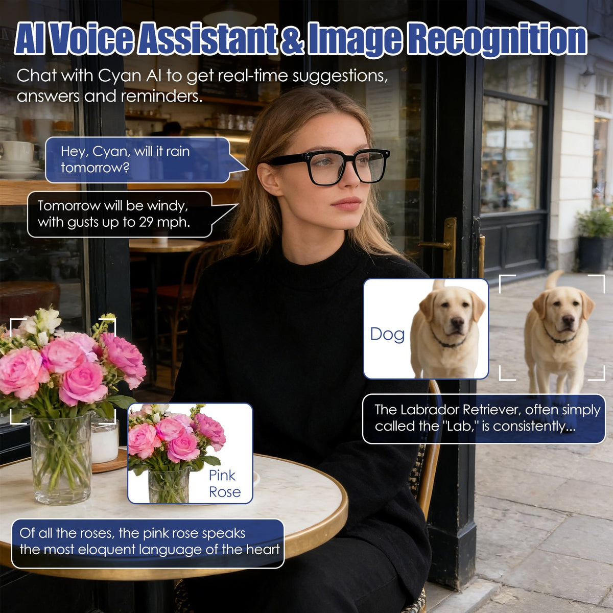 AI Smart Glasses — 8MP Camera, 139-Language Translation & Voice Assistant — Prime Trend Market