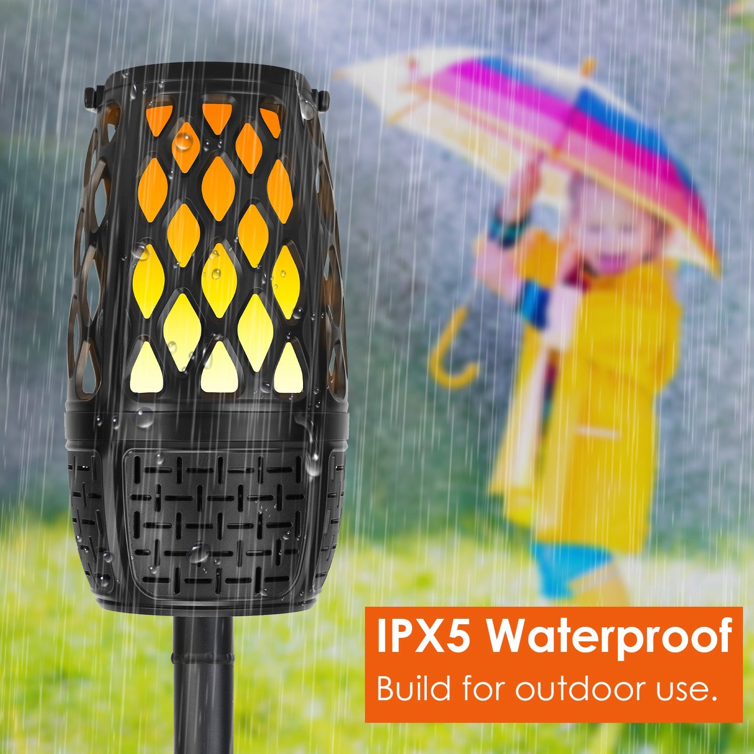 4-in-1 LED Flame Bluetooth 5.3 Speaker | Outdoor Waterproof | 10W | Sync 100 Speakers — Eliza & Tuan