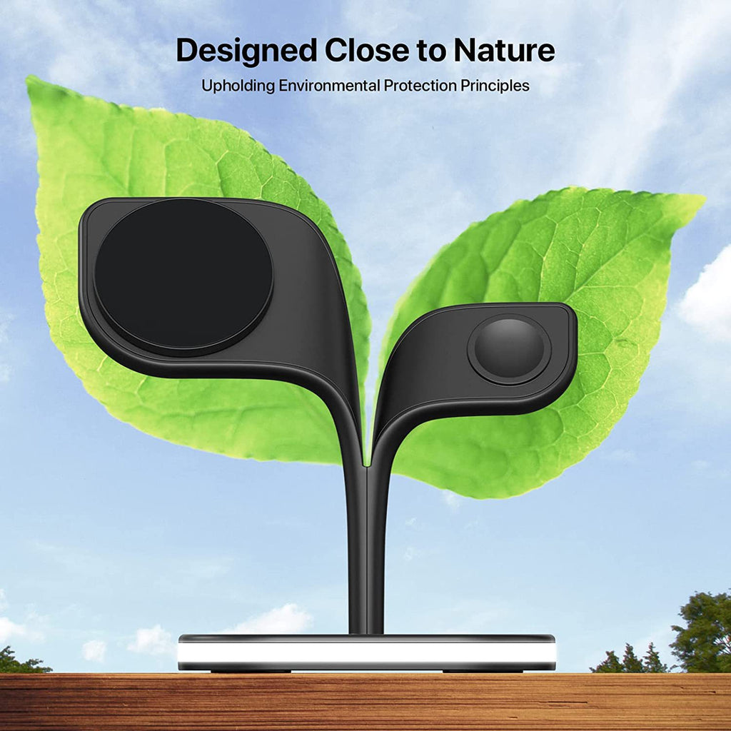 Magnetic 3-in-1 Wireless Charging Station — Phone, Earphones & Watch — Prime Trend Market