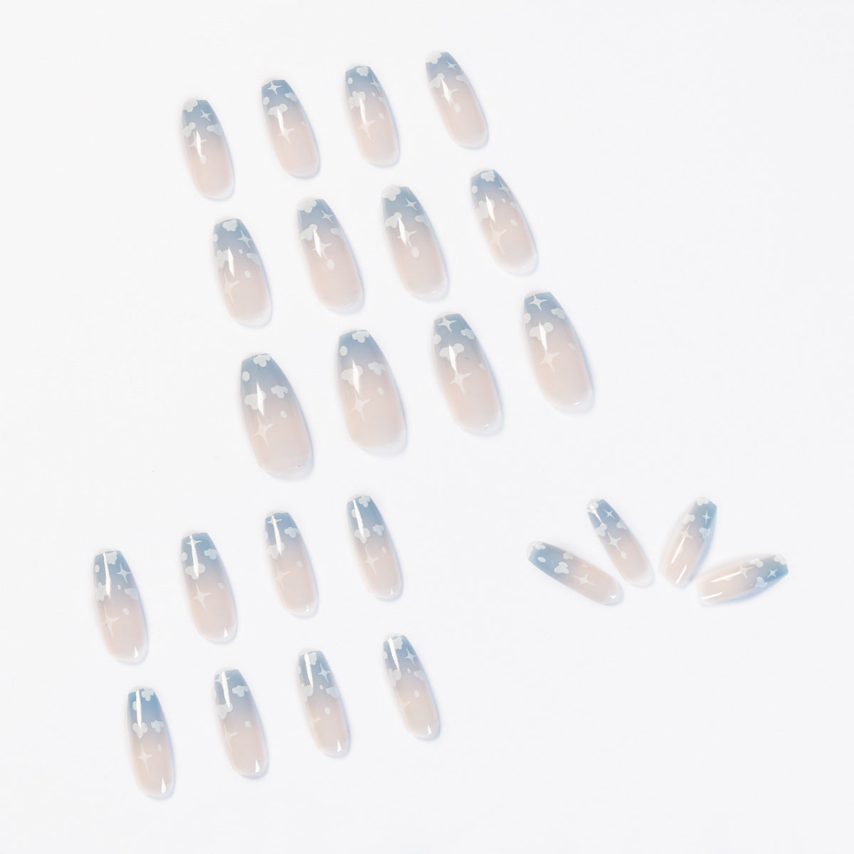 Soft Finish Wearable Press-On Nails — 5 Colors | Blue, Pink, Purple & More — Prime Trend Market