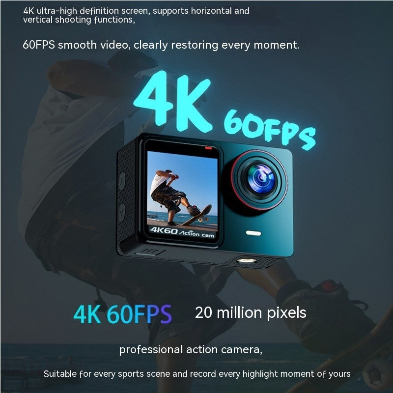 Waterproof 4K Action Camera — 30M Waterproof, Anti-Shake & Wide Angle for Adventure Creators — Prime Trend Market
