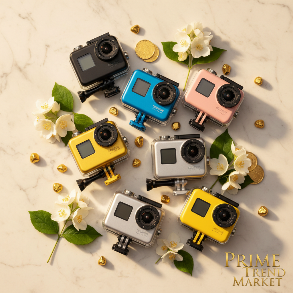 Luxury 1080P Waterproof Action Sports Camera — 140° Wide-Angle, 30M Waterproof, 8 Colors — Prime Trend Market