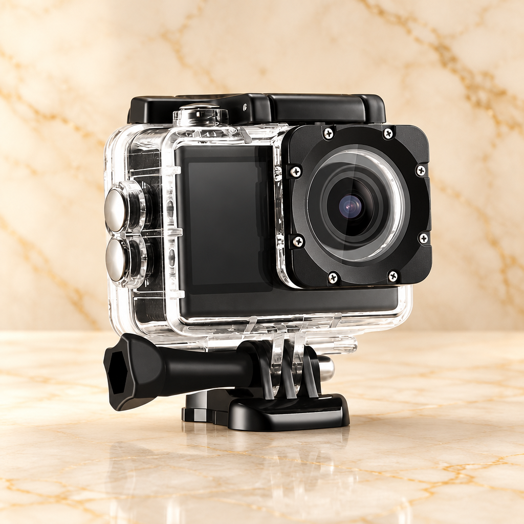 Luxury 1080P Waterproof Action Sports Camera — 140° Wide-Angle, 30M Waterproof, 8 Colors
