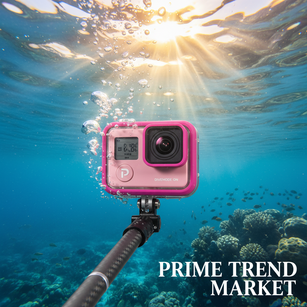Luxury 1080P Waterproof Action Sports Camera — 140° Wide-Angle, 30M Waterproof, 8 Colors — Prime Trend Market