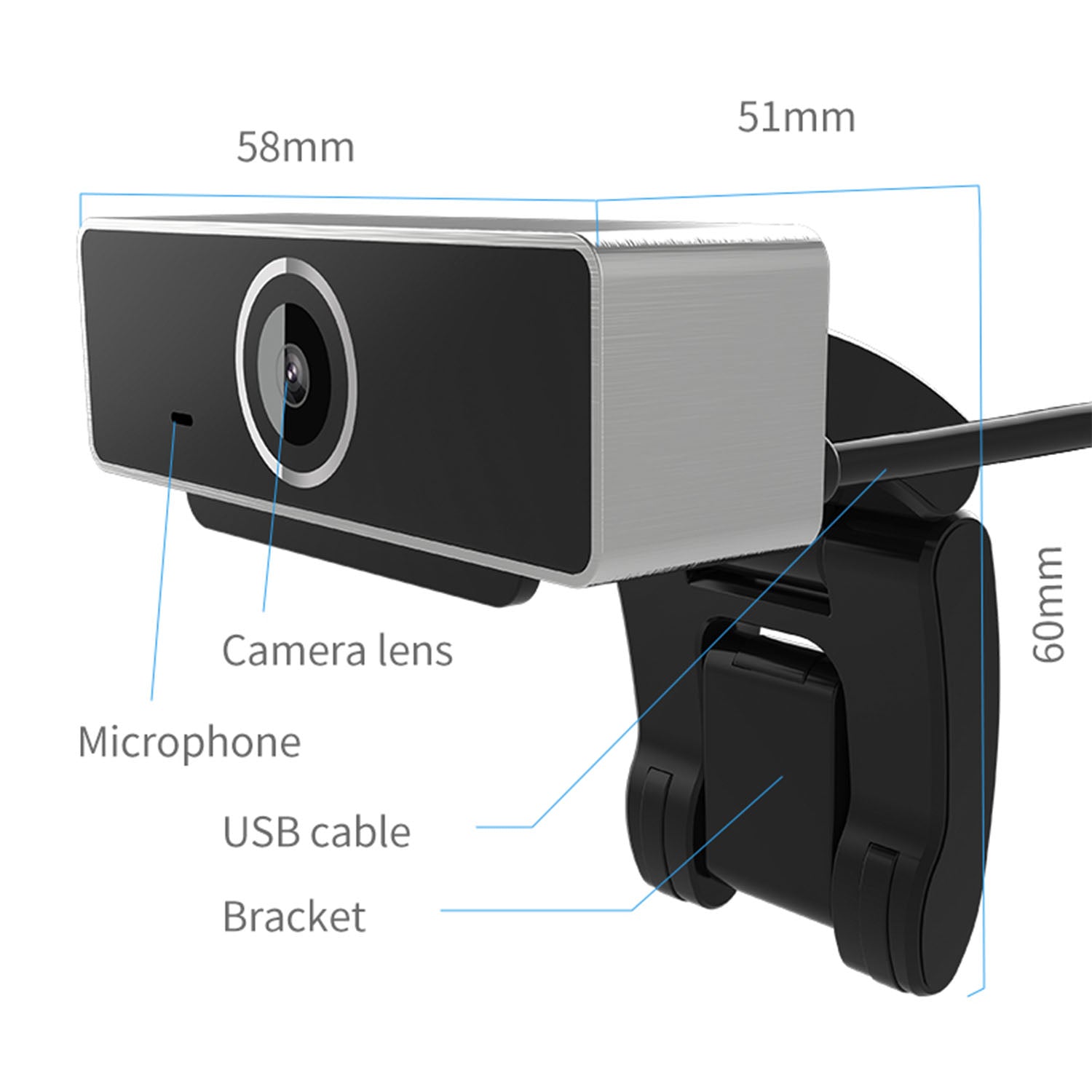 FHD 1080P Webcam with Microphone — USB Plug & Play for Streaming, Video Calls & Conferencing — Prime Trend Market