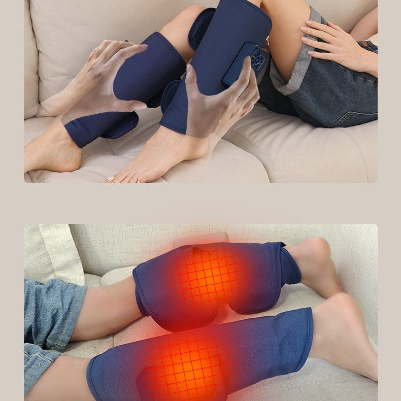 Luxury EMS Calf Air Compression Leg Massager with Heat — Airbag Heating, 3 Gears, Single & Double — Prime Trend Market