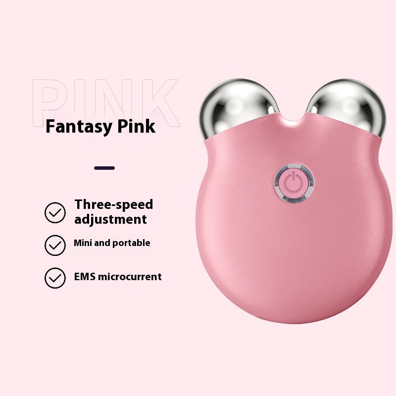 Luxury Bear-Face Microcurrent EMS Facial Sculpting Device — Anion Skin Renewal & Color Light Therapy — Eliza & Tuan