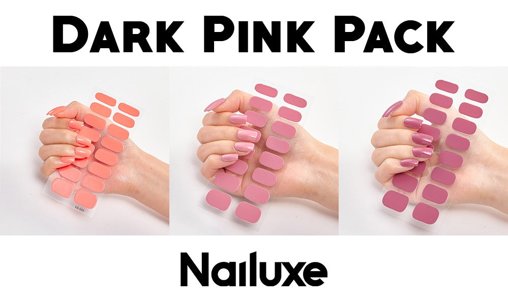 Pure Color Nail Stickers — 16pcs Solid Shade Press-On Set — Prime Trend Market