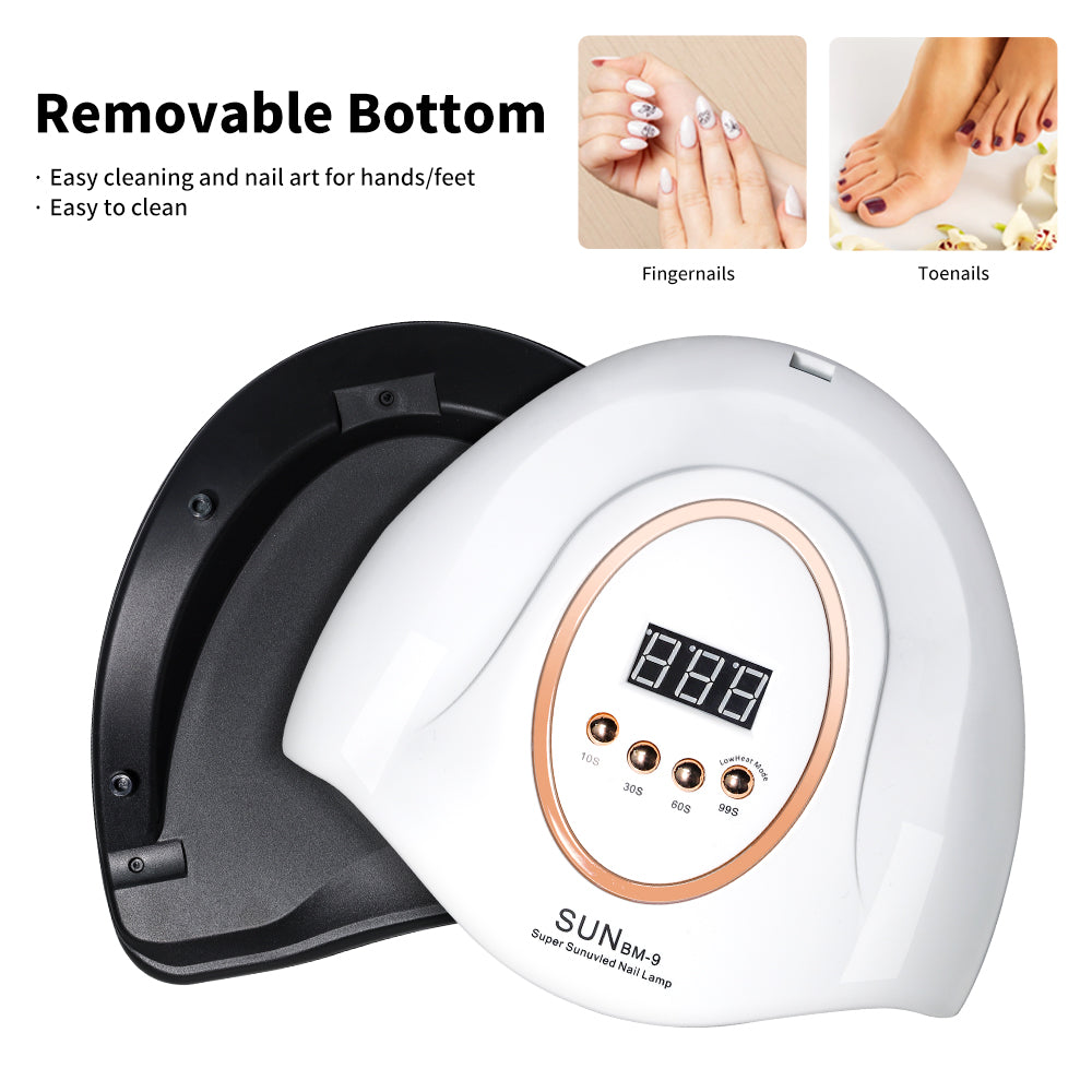 UV LED Nail Lamp – 45 Beads, 4 Timer Settings, LCD Display & Auto Sensor — Prime Trend Market
