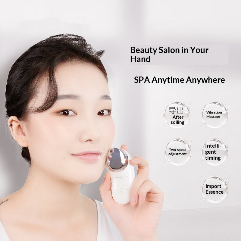 Luxury Facial Beauty Instrument — Sonic Vibration & Negative Ion Skin Rejuvenation Device — Prime Trend Market