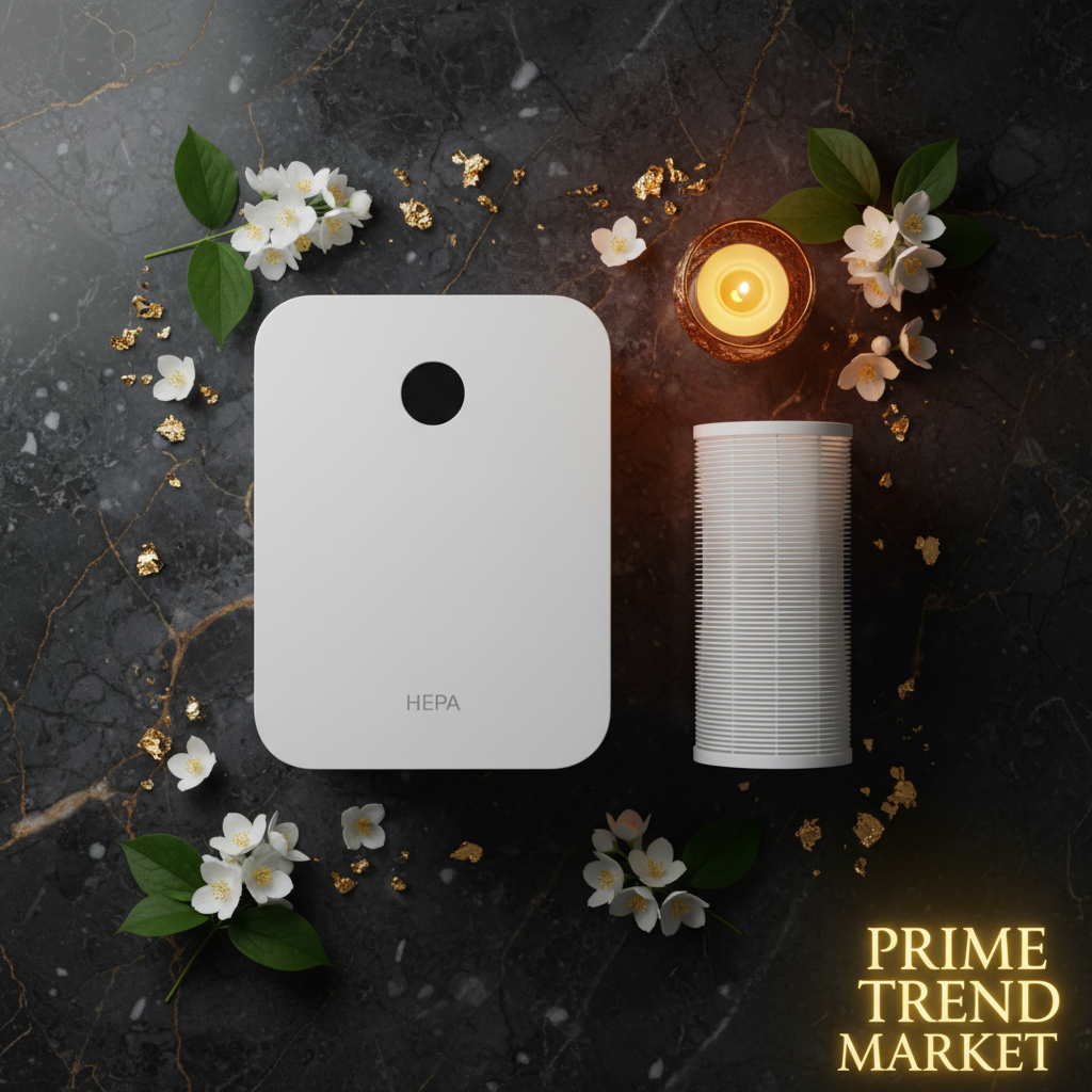 HEPA H13 Air Purifier | 360° Filtration | 960 Sq.Ft | Auto Mode | Ultra Quiet 25dB | PM2.5 Monitor — Prime Trend Market