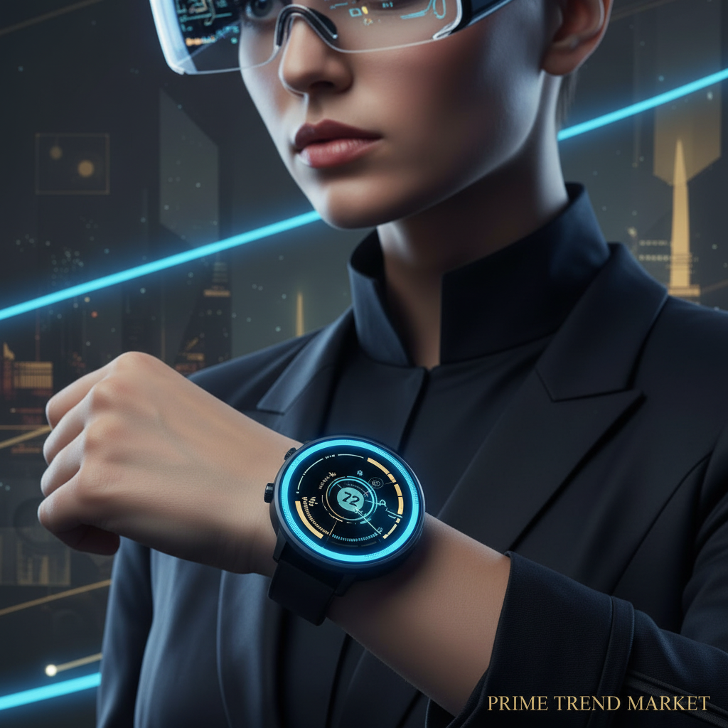AMOLED Smartwatch Close-up