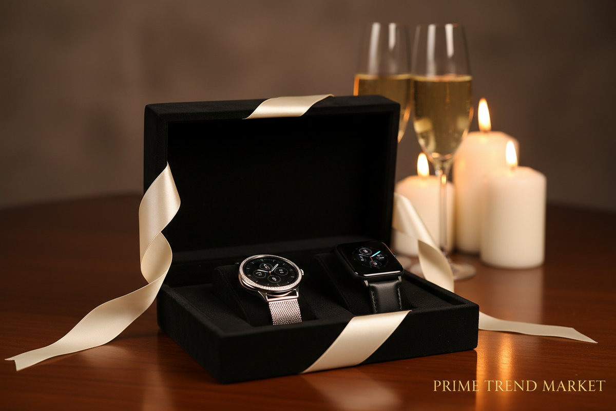 His & Hers Smartwatch Bundle – KW10Pro Luxury + ZL54CJ Square | Couples Gift Set — Prime Trend Market