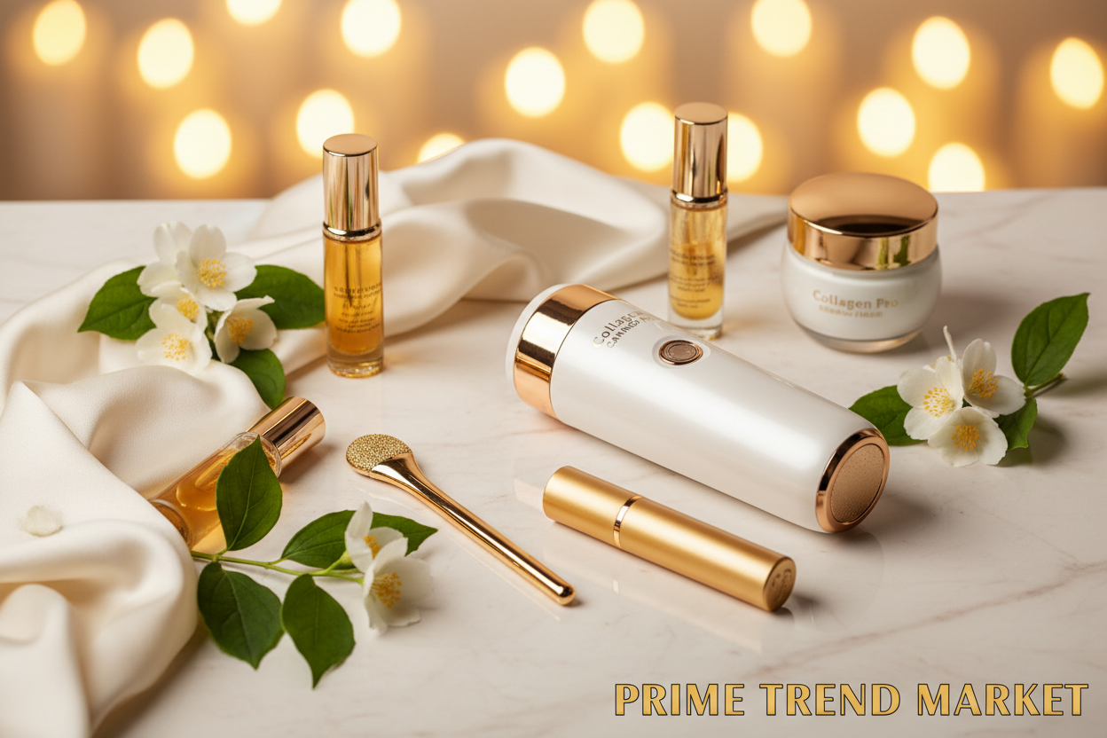 Anti-Age Pro Bundle | Collagen Cannon Pro + Germanium Stone Beauty Wand — Prime Trend Market