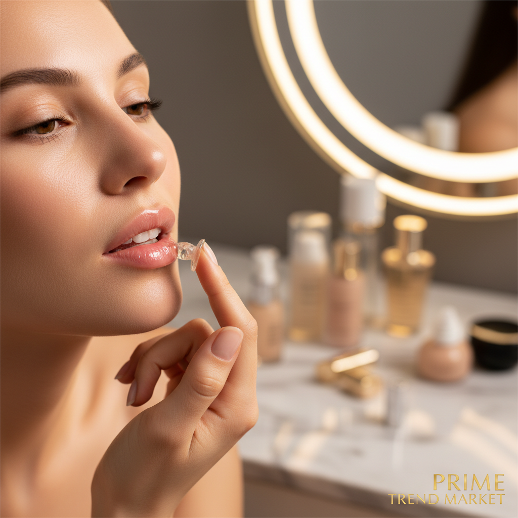 EELHOE Day & Night Lip Plumping Capsule — Volumizing, Moisturizing & Anti-Fine Line Lip Serum — Prime Trend Market