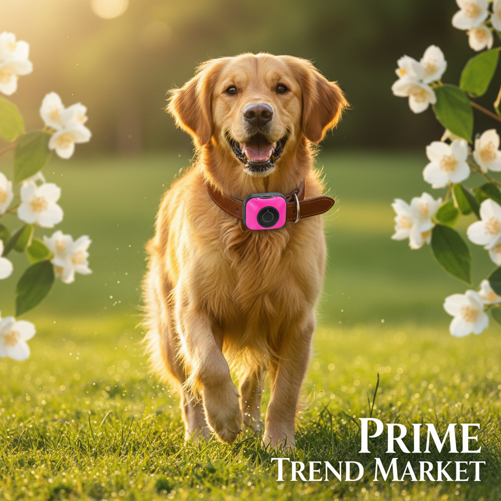 AquaTrack Pro Waterproof GPS Pet Tracker – Real-Time 4G Locator with Geo-Fence Alarm | 4 Colors — Prime Trend Market