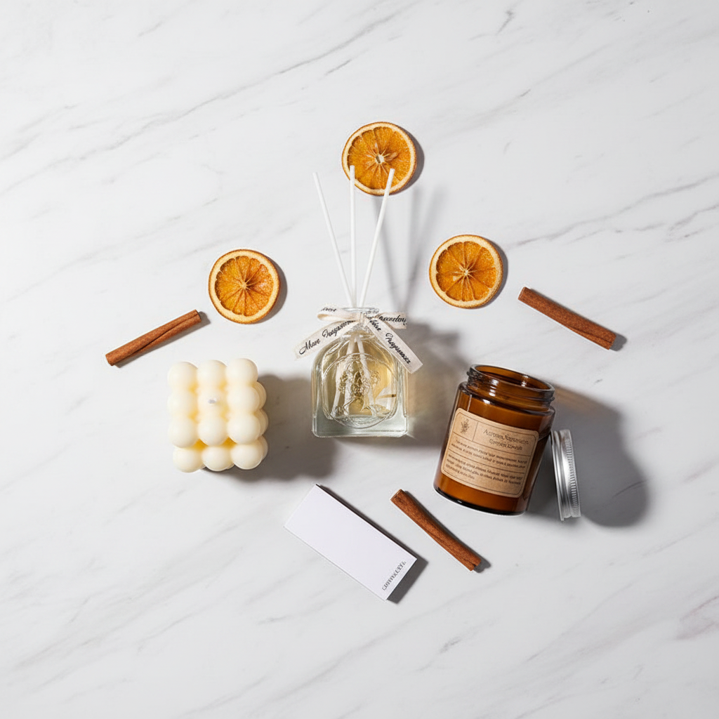 Aroma Set Flat Lay