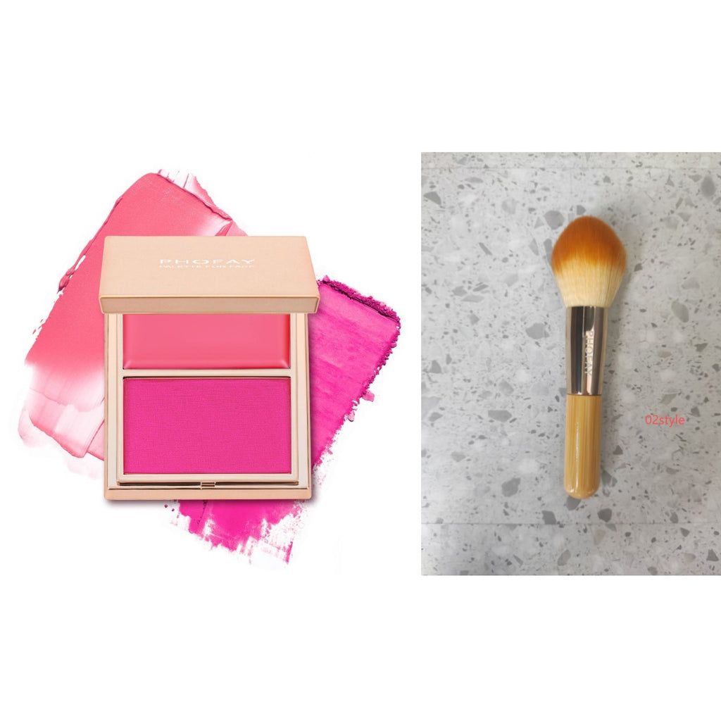 Double-Take Cream & Powder Blush Duo — Smooth, Weightless & Buildable | 6 Shades + Sets — Prime Trend Market