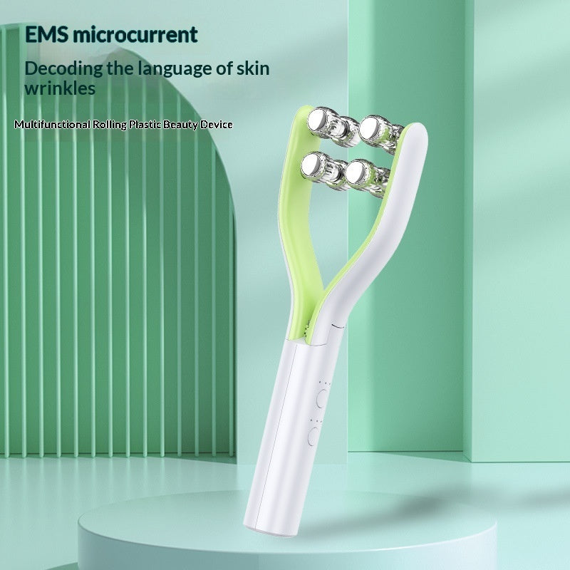 Luxury V-Face Roller Lifting Device — EMS Facial Slimming, Firming & Contouring Beauty Tool — Eliza & Tuan