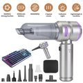 4-in-1 Cordless Car Vacuum & Air Duster — 16,000PA Brushless, 2 Reusable Filters — Eliza & Tuan
