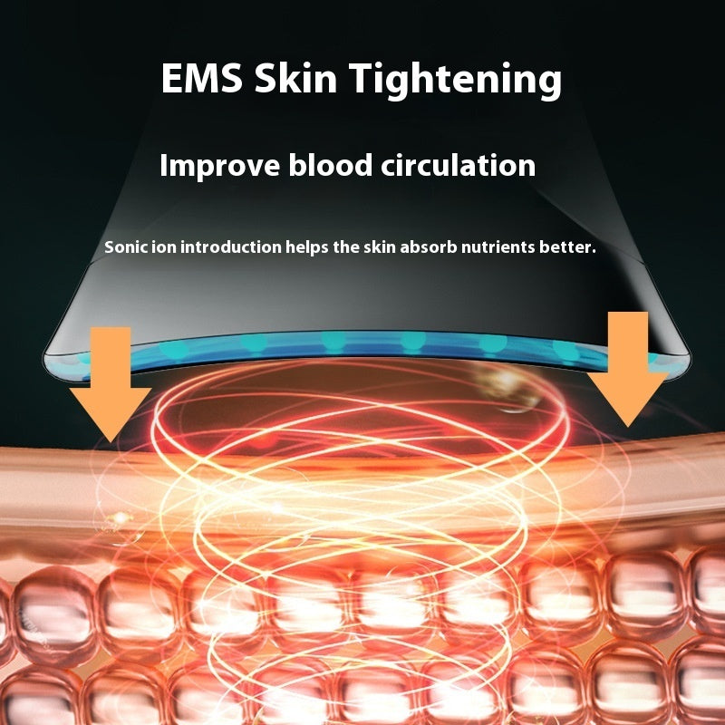 Luxury EMS Tri-Color LED Neck Beauty Device — Lift, Firm & Rejuvenate Neck Skin — Eliza & Tuan