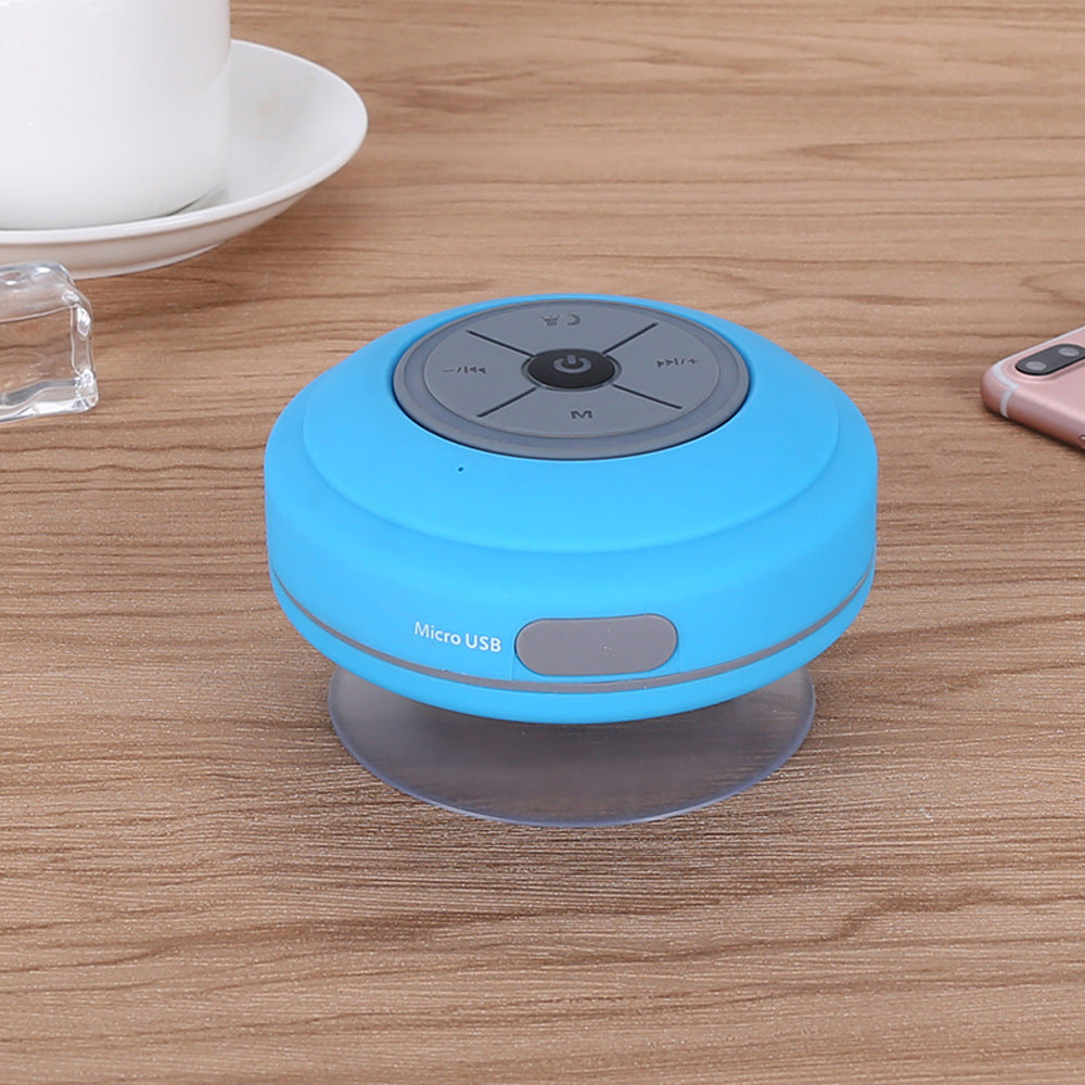 Waterproof Suction Cup Bluetooth Speaker — Shower & Outdoor Mini Speaker, BT 4.0, FM Radio, 5 Colors — Prime Trend Market