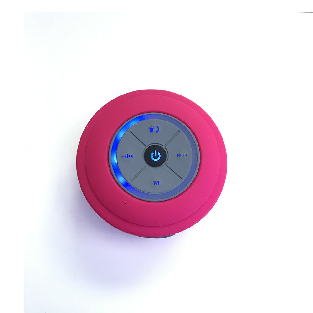 Waterproof Suction Cup Bluetooth Speaker — Shower & Outdoor Mini Speaker, BT 4.0, FM Radio, 5 Colors — Prime Trend Market