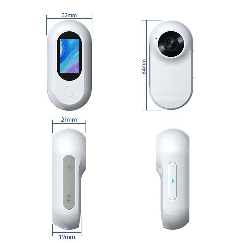 RideShot™ HD Sports Action Camera — Outdoor Riding Cam in Black & White with Optional Memory Card — Prime Trend Market