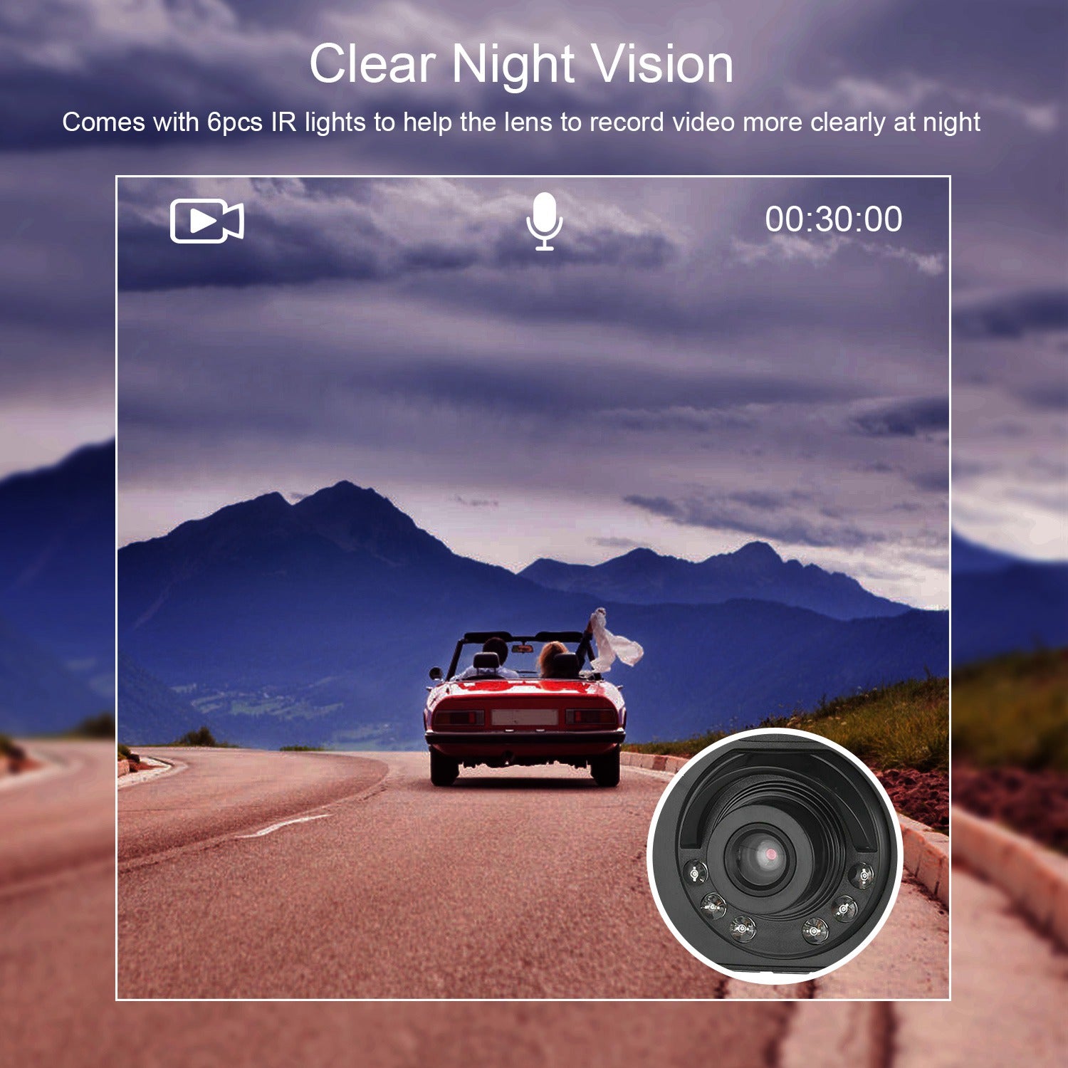 1080P Dash Cam with Night Vision, Loop Recording & 90° Wide Angle – 2.2" LCD Screen — Prime Trend Market
