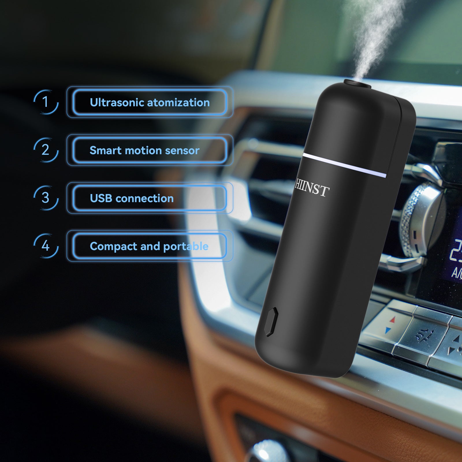 Luxury Car Vent Clip Aroma Diffuser | Automatic Fragrance Diffuser for Car AC Vent — Prime Trend Market