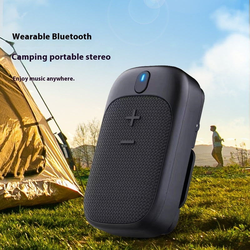 Outdoor Bluetooth Hiking Speaker — Ultra-Lightweight, Portable Subwoofer for Camping & Running — Eliza & Tuan