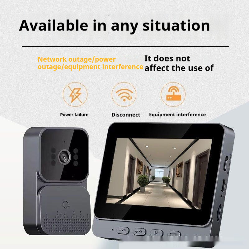 Smart Wireless Video Doorbell Camera | No-Drill Install, HD Night Vision, Two-Way Talk & Cloud Storage — Prime Trend Market