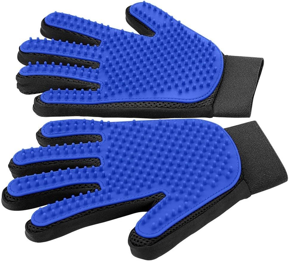 Pet Grooming Gloves — Gentle Hair Remover for Dogs & Cats — Prime Trend Market