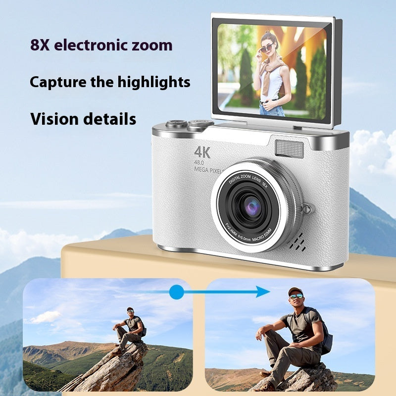 FlipShot™ HD Flip-Screen Vlog Camera — Entry-Level Digital Cam in 14 Pastel Colors — Prime Trend Market
