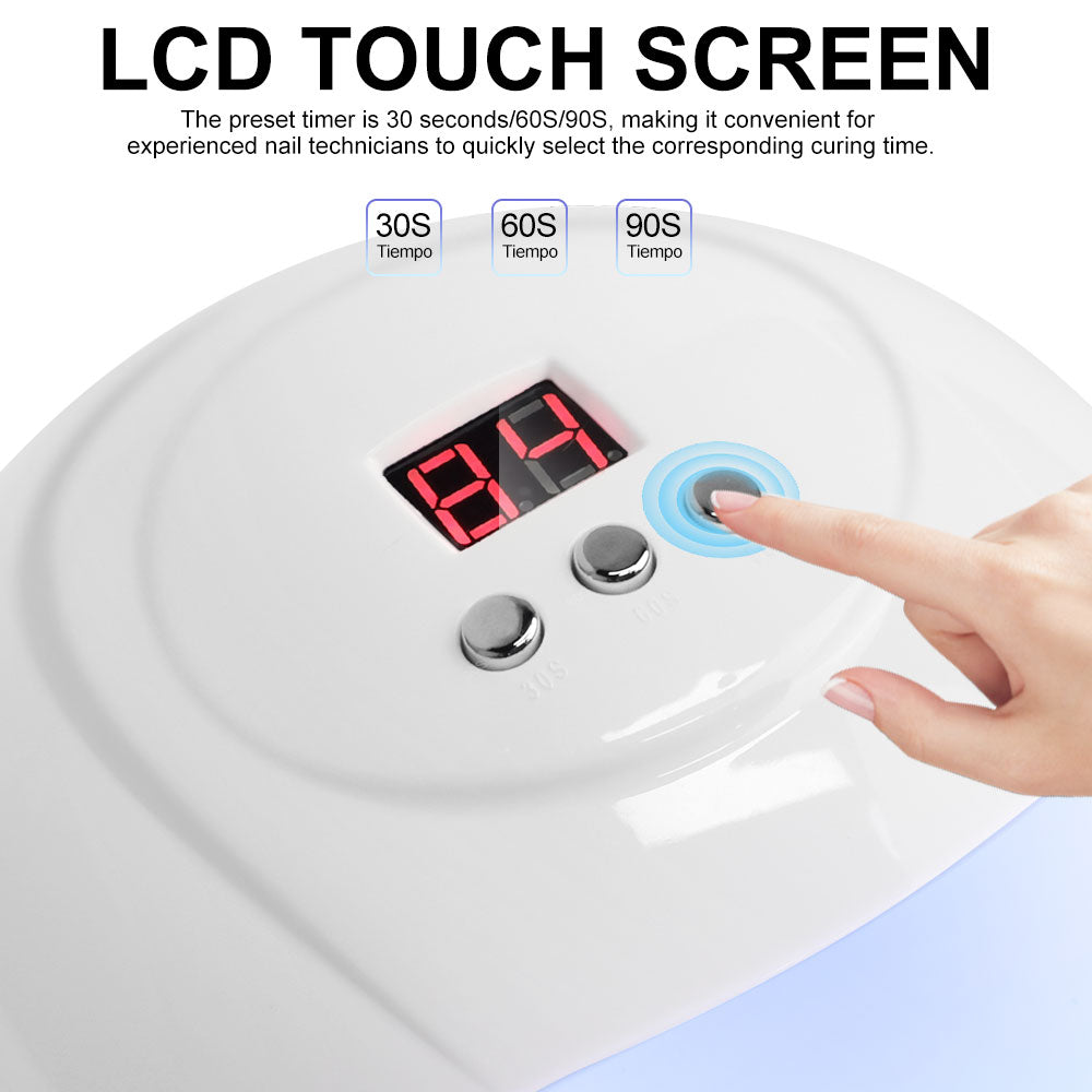 UV LED Nail Lamp – 24 LED 2-in-1 Gel Polish Dryer with 3 Timers & LCD Display — Prime Trend Market
