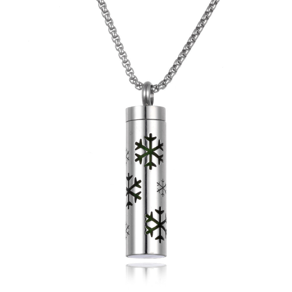 Aromatherapy Essential Oil Pendant Necklace — Titanium Steel Diffuser Locket | 16 Styles + Cotton Pads — Prime Trend Market