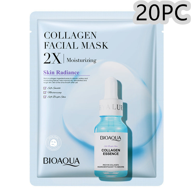 Luxury Korean Face Sheet Mask Bundle — Collagen, Centella, Hyaluronic Acid & Vitamin C Skin Glow Set — Prime Trend Market