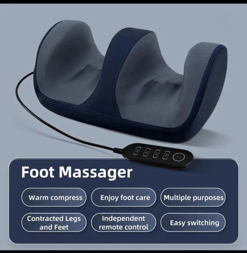 Luxury Shiatsu Electric Foot & Calf Massager with Heat — 3 Intensity Levels, Rolling Calf Massage — Prime Trend Market