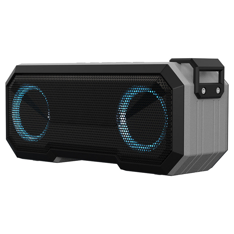 Waterproof Luminous Outdoor Bluetooth Speaker — 16W Dual, LED Light Show & 3000mAh Power Bank — Eliza & Tuan