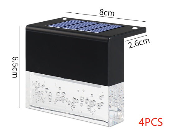 Solar RGB LED Step & Fence Light | Waterproof | Color Changing | Outdoor Deck Stair Light — Prime Trend Market
